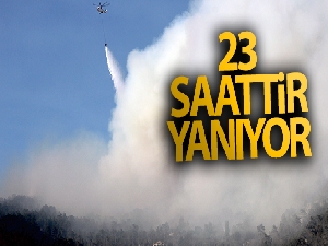 23 saattir yanıyor