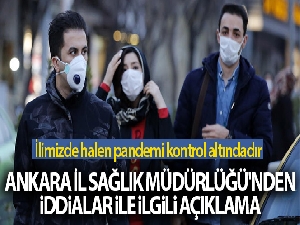 Ankara İl Sağlık Müdürlüğü'nden hastane yatak doluluk oranı ile yoğun bakım kapasitesi açıklaması