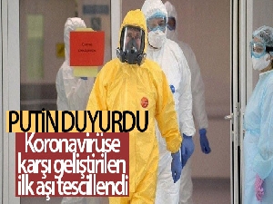 Putin: 'Rusya'nın korona virüs aşısı tescillendi'