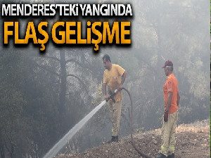 Menderes'teki orman yangınıyla ilgili flaş gelişme: O şahıs tutuklandı