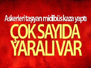 Görevden dönen jandarma ekibi kaza yaptı: çok sayıda yaralı var