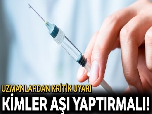 Sağlıklıya grip, risk grubuna hem grip hem zatürre aşısı