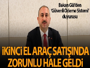 Adalet Bakanlığı, Güvenli Ödeme Sistemi'nin nasıl çalıştığına ilişkin animasyon paylaştı