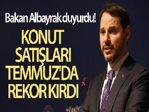 Konut satışlarında rekor! Bakan Albayrak duyurdu