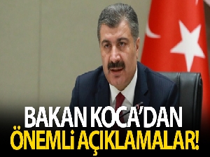 Sağlık Bakanı Koca'dan Bilim Kurulu toplantısı sonrası önemli açıklamalar