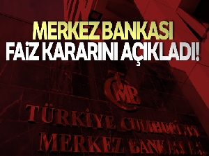 Merkez Bankası faizi değiştirmedi