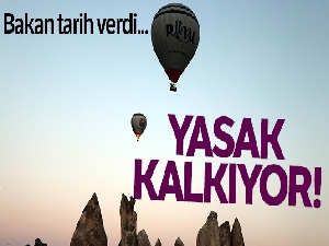 Sıcak hava balon uçuşları korona virüs tedbirleri ile 22 Ağustos'ta yeniden başlıyor