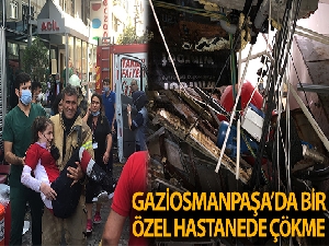 Gaziosmanpaşa'da hastanenin asma tavanı çöktü: 3 yaralı