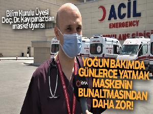 Bilim Kurulu Üyesi Doç. Dr. Kayıpmaz'dan maske uyarısı