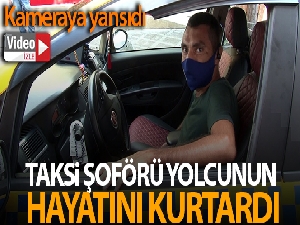 Bayrampaşa'da taksi şoförü, yolcunun hayatını kurtardı