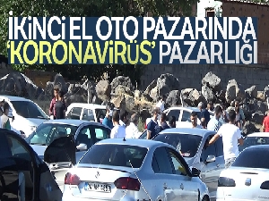 İkinci el oto pazarında 'korona virüs pazarlığı'