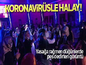 Diyarbakır'da onlarca kişi ‘koronavirüsle' halayda bir araya geldi