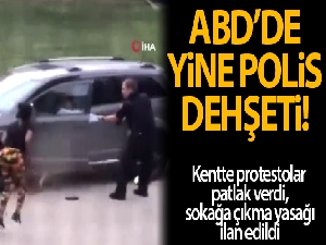 ABD'de polis tartıştığı siyahi vatandaşa sırtından 7 el ateş etti
