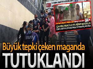 Çakarlı araçla terör estiren zanlı tutuklandı