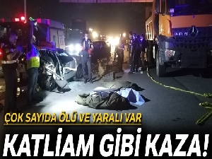 Kocaeli TEM Otoyolu'nda feci kaza: 3 ölü 2 yaralı