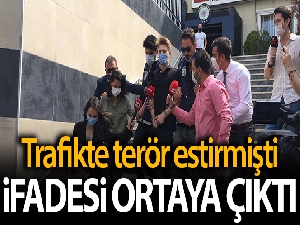 Trafikte çakarlı aracıyla terör estiren zanlının ifadesi ortaya çıktı