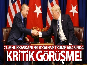 Cumhurbaşkanı Erdoğan, ABD Başkanı Trump ile görüştü