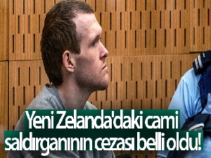 Yeni Zelanda'da cami saldırganı Tarrant müebbet hapse mahkum edildi