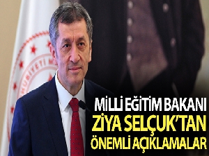 Bakan Selçuk'tan önemli açıklamalar