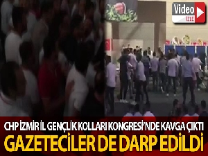 CHP İzmir İl Gençlik Kolları Kongresi'nde kavga çıktı