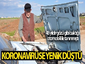 48 yıldır gözü gibi baktığı otomobili ile tanınmıştı, koronavirüse yenik düştü