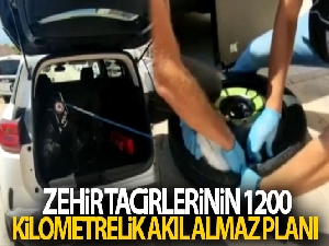 Zehir tacirlerinin bin 200 kilometrelik akıl almaz planı Antalya'da son buldu