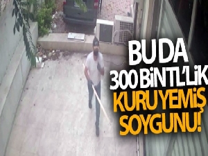 Maltepe'de maskeli 300 bin liralık kuru yemiş hırsızlığı