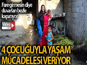 Kocası terk etti, 4 çocuğuyla ortada kaldı