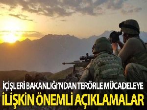 İçişleri Bakanlığı'ndan önemli açıklamalar
