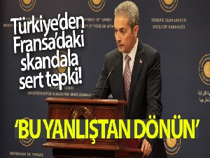 Dışişleri Bakanlığı Sözcüsü Aksoy'dan Fransa'daki tarih kitabı skandalına tepki