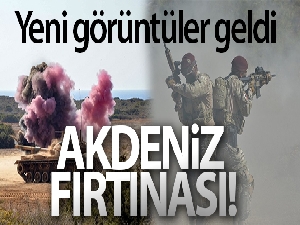 Şehit Yüzbaşı Cengiz Topel Akdeniz Fırtınası Tatbikatı-2020 nefes kesiyor