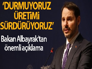 Bakan Albayrak: 'Elektrik üretiminde rekor kırarak her alanda yükselişimizi sürdürüyoruz'