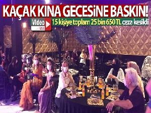 Bursa'da kaçak kına gecesine baskın!