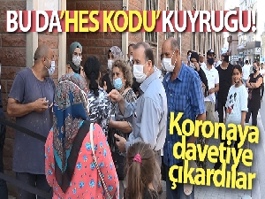 Bu da HES kodu kuyruğu