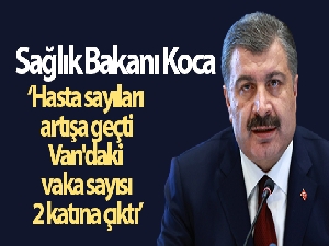 Bakan Koca: 'Ülke genelinde hasta sayıları artışa geçti'