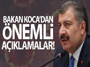 Sağlık Bakanı Fahrettin Koca: 'Türkiye genelinde yoğun bakım doluluk oranı yüzde 67'