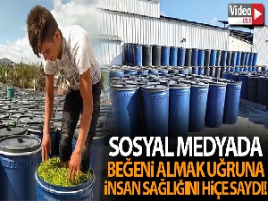 Sosyal medyada beğeni almak için insan sağlığını hiçe saydı!