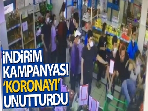 İndirim kampanyası 'koronayı' unutturdu
