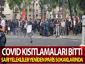Sarı Yelekliler yeniden Paris sokaklarında