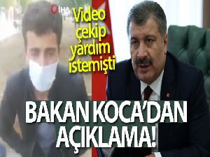 Sağlık Bakanı Koca'dan Tuzla Devlet Hastanesi önünde çekilen video paylaşımı