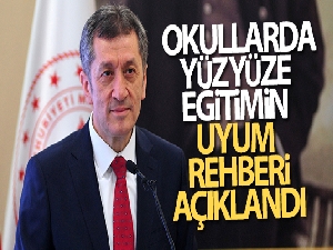 Okullarda yüz yüze eğitimin uyum rehberi açıklandı