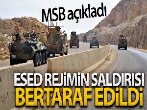 MSB: 'Esed rejiminin 7 numaralı gözlem noktasına saldırısı alınan tedbirlerle bertaraf edildi'