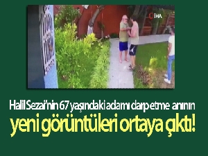Halil Sezai'nin 67 yaşındaki adamı darp etme anının yeni görüntüleri ortaya çıktı
