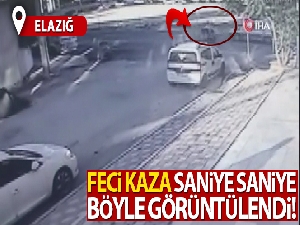 Elazığ'da feci kaza!