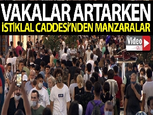 İstiklal Caddesi'ndeki yoğunluk pes dedirtti