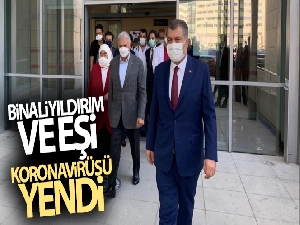 Binali Yıldırım ve eşi Semiha Yıldırım koronavirüsü yendi