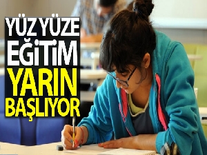 Okullar yarın başlayacak yüz yüze eğitim için hazır