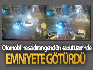 Ön kaput üzerinde emniyete götürdü