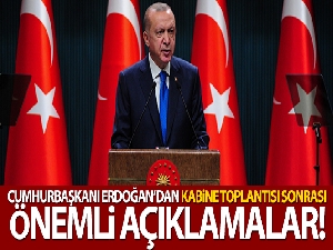 Cumhurbaşkanı Erdoğan, yeni tedbirleri açıkladı!