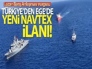 Türkiye, Ege'de ikinci kez Navtex ilan etti